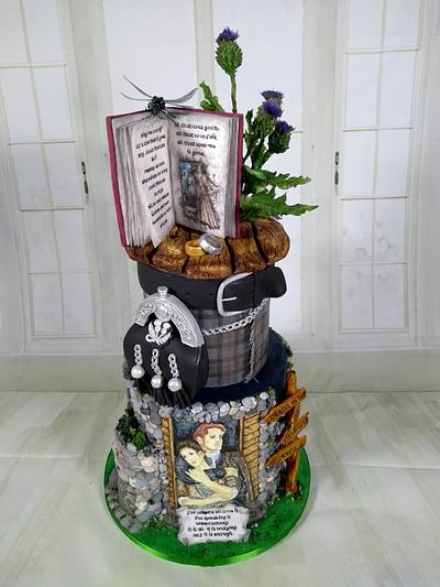 Outlander Cake - Cake by Topping Queen by Diana Adler