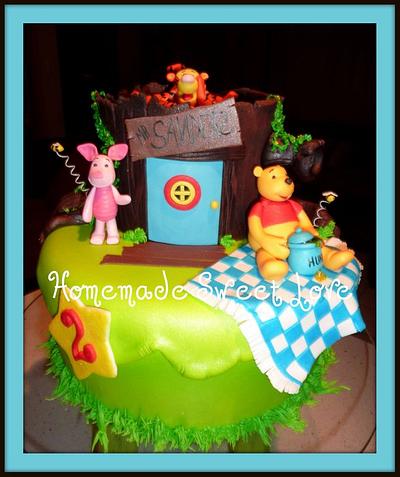 Winnie the Pooh  - Cake by  Brenda Lee Rivera 