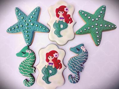 Little mermaid  - Cake by Cookies by Joss 