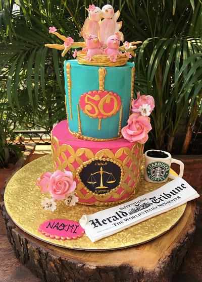 50th birthday cake - Cake by Aakanksha