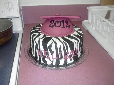  Graduation cake w/ cupcakes - Cake by Monsi Torres