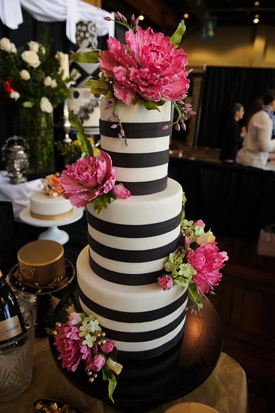 Kate Spade Inspired Wedding Cake - Cake by Alex Narramore (The Mischief Maker)