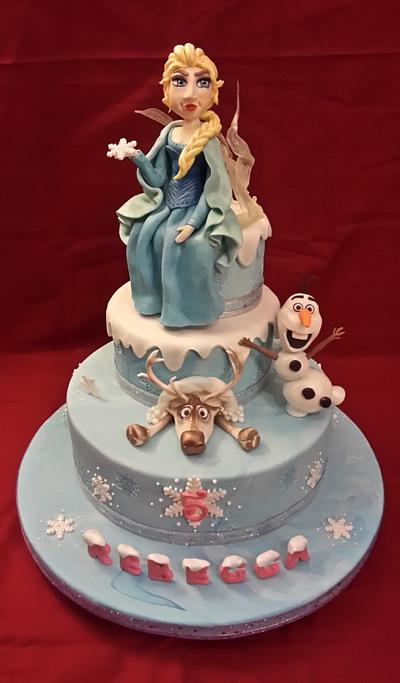 Elsa di Frozen - Cake by Iwona Kulikowska