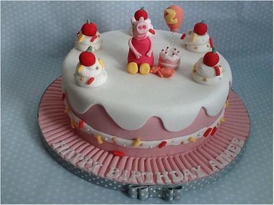 Peppa Pig's Scrummy Cake!  - Cake by K Cakes