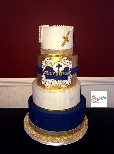 Baptism cake  - Cake by Mojo3799
