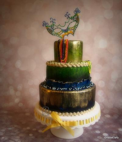 Mardi Gras Carnival Cakers Collaboration - Cake by Sweet Dreams by Heba 