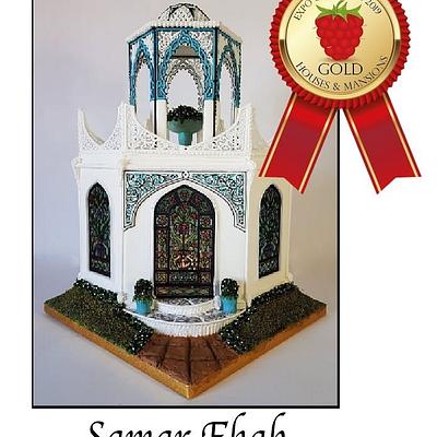 Royalicing house  - Cake by Samar ehab