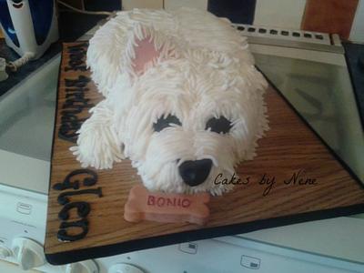 Westie dog - Cake by Cakes by Nene 