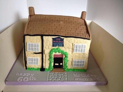 The Woolpack from Emmerdale - Cake by SweetDelightsbyIffat