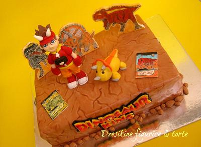 Dinosaur king cake - Cake by Dzesikine figurice i torte