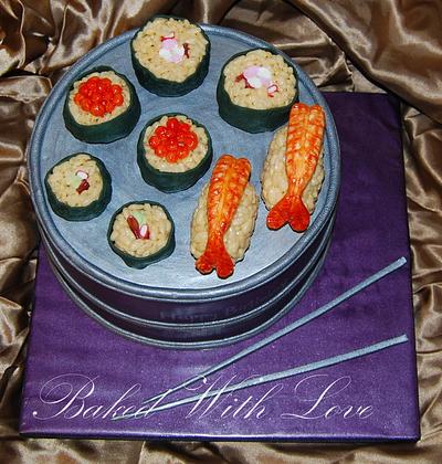 Sushi Cake - Cake by bakedwithloveonline