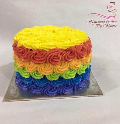 Rainbow cake - Cake by Signature Cake By Shweta