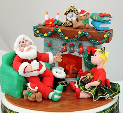Telling stories with Santa - Cake by Viorica Dinu
