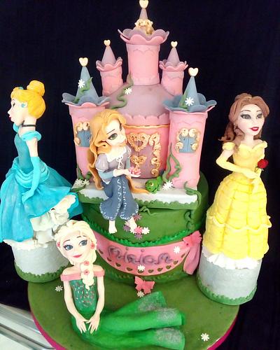 Princesses castle - Cake by Torte decorate di Stefy by Stefania Sanna
