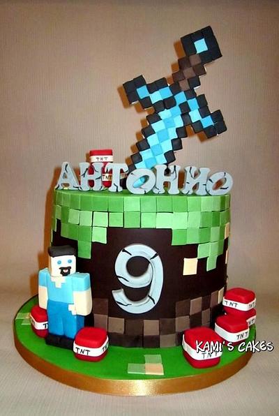 Minecraft - Cake by KamiSpasova