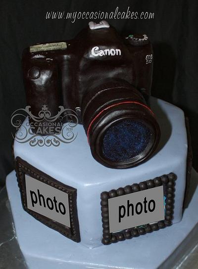 Canon Mark III Camera Cake (Topper) - Cake by Occasional Cakes