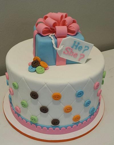 Gender Reveal Cake - Cake by Ester Siswadi