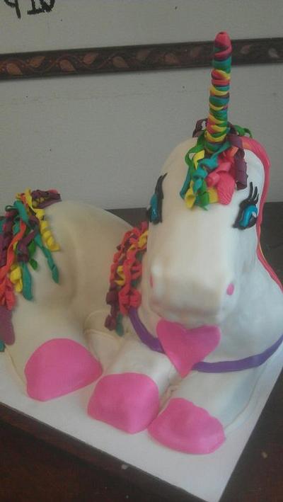 unicorn - Cake by sticky dough cakes by Julia in Ferndale