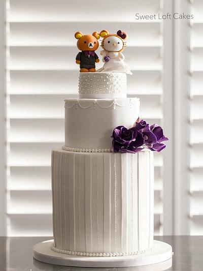 Hello Kitty + Rilakkuma Wedding Cake - Cake by Heidi