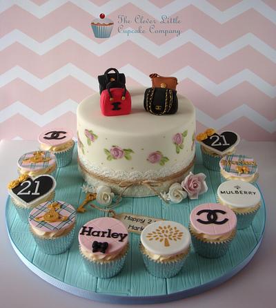 Eclectic 21st Birthday Cake - Cake by Amanda’s Little Cake Boutique