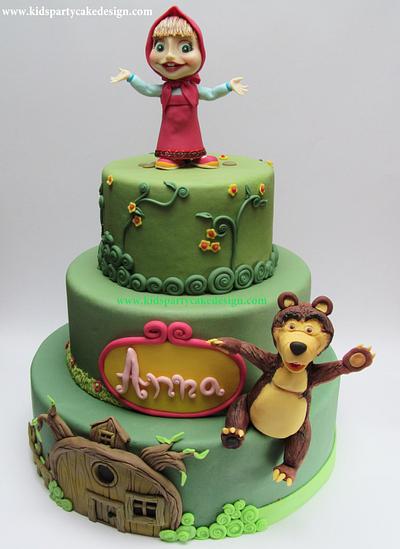 Masha & The bear cake - Cake by Maria  Teresa Perez