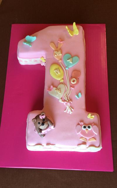 Number '1' Cake - Cake by Sonia