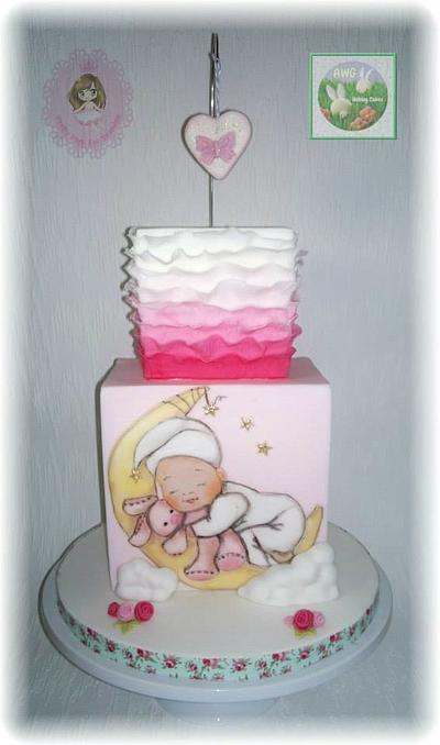 Pretty pink for Yasmine - Cake by AWG Hobby Cakes