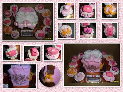 JUICY COUTURE BAG & CUPCAKES BAGS -ACCESORIES - Cake by Pastelesymás Isa