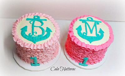 Twin Smash Cakes - Cake by Donna Tokazowski- Cake Hatteras, Martinsburg WV