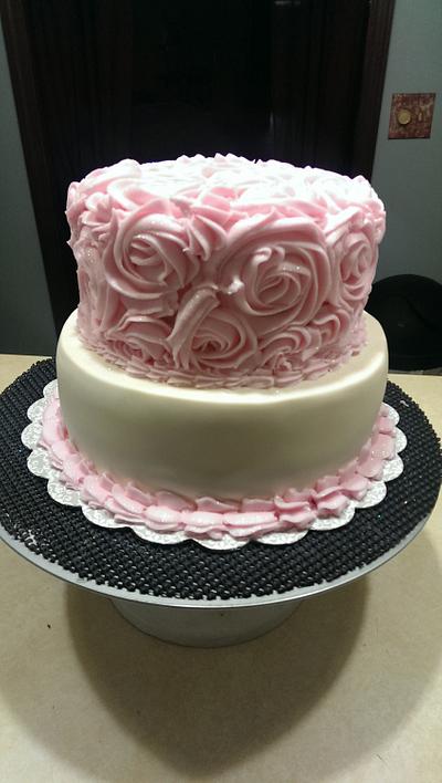 wedding shower cake - Cake by blazenbird49