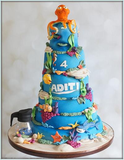 Finding Dory! - Cake by Jo Finlayson (Jo Takes the Cake)