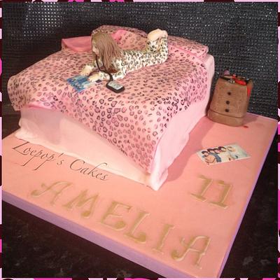Leopard Print, Makeup and One Direction! - Cake by Zoepop