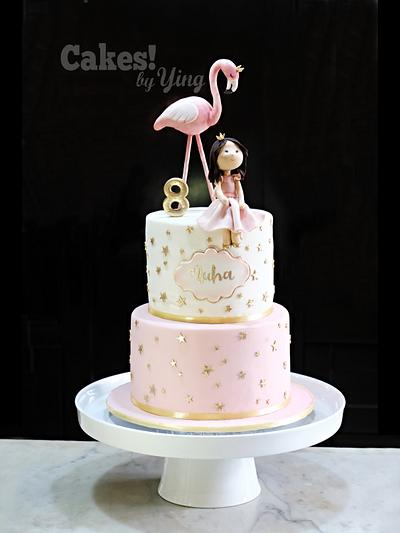 The princess & the flamingo - Cake by Cakes! by Ying