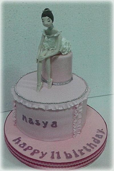 Ballerina birthday cake - Cake by Astried