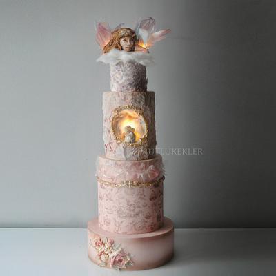 Angel Theme Cake - Cake by Caking with love