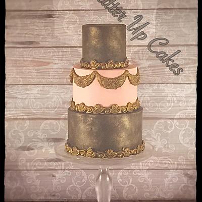 Antique wedding  - Cake by Batter Up Cakes