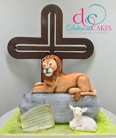 Lion Lamb Cake - Cake by Adrian Mercado