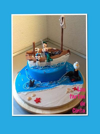 Fishing day - Cake by Cinta Barrera