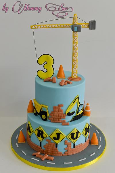 Construction Themed Cake - Cake by Mommy Sue