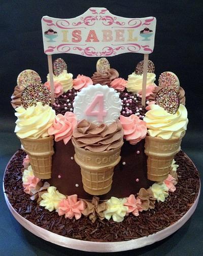 Easy Peasy Ice cream Cake! - Cake by Chocomoo