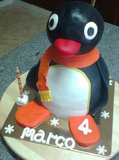Pingu cake - Cake by digna