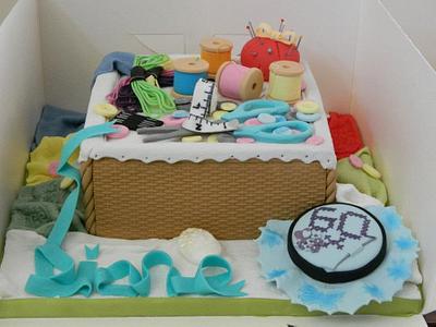 sewing basket - Cake by Sue