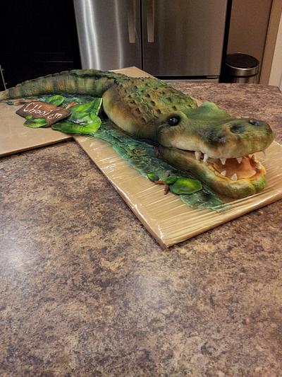 Alligator Cake - Cake by 33cakes