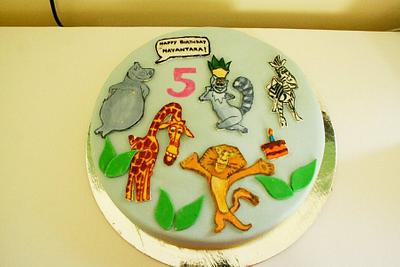 Madagascar - Cake by Smita Maitra (New Delhi Cake Company)