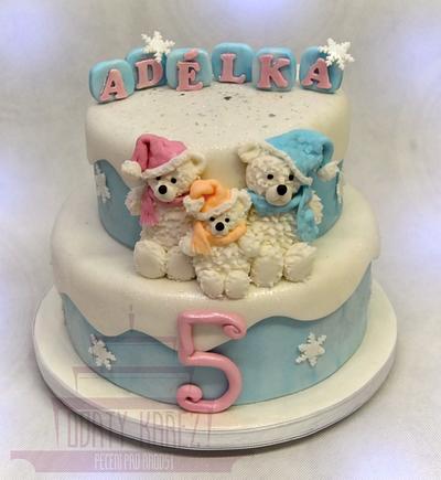 Birthday cake with Bears - Cake by Lenka Budinova - Dorty Karez