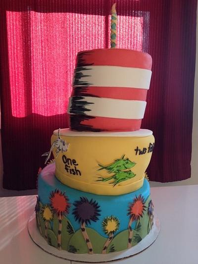Dr. Seuss cake - Cake by Chrissa's Cakes