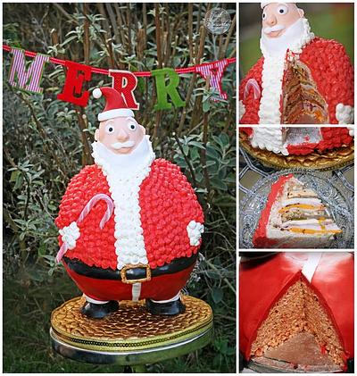 Surprise Santa Cake: A Meal in One!  - Cake by Jay DG Rolfe 