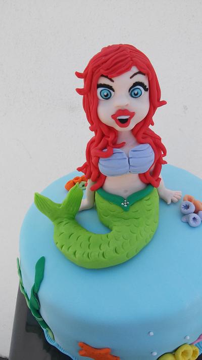 sirena - Cake by canela y miel