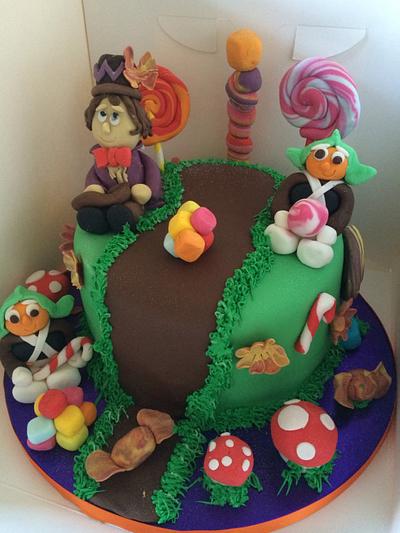 Charlie and the chocolate factory - Cake by Blossomandbluebell