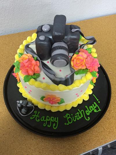 Say Cheese - camera cake - Cake by PeggyT